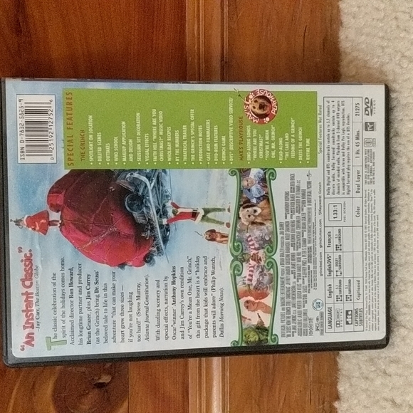 $10 How The Grinch Stole Christmas DVD - Picture 2 of 2